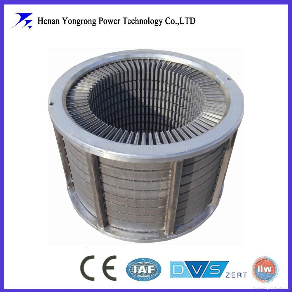 silicon steel stator and rotor laminated core for high  voltage wind generator 3