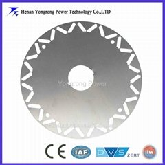 Customized silicon steel stator and rotor lamination for DC motor