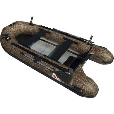 ALEKO BTF380HU PRO Fishing Boat Raft 12.5' with Aluminum Floor 6-Person Inflatab