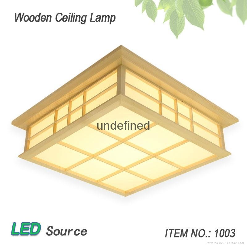 Japanese style wooden ceiling lamp Tatami lamp 2