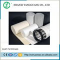 Cement dust collector needle felt polyester industrial filter bag