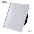 EU/UK standard glass panel touch light wall switch 2