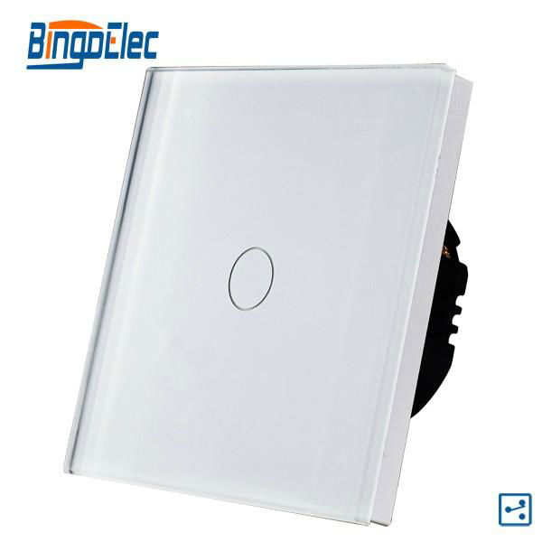 EU/UK standard smart 2 way touch light wall switch