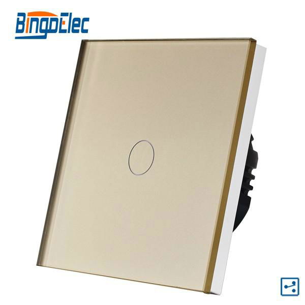 EU/UK standard smart 2 way touch light wall switch 3