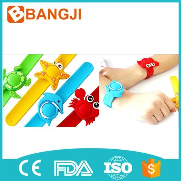 100% natural essential oil silicone cartoon anti mosquito bracelet for kids 5
