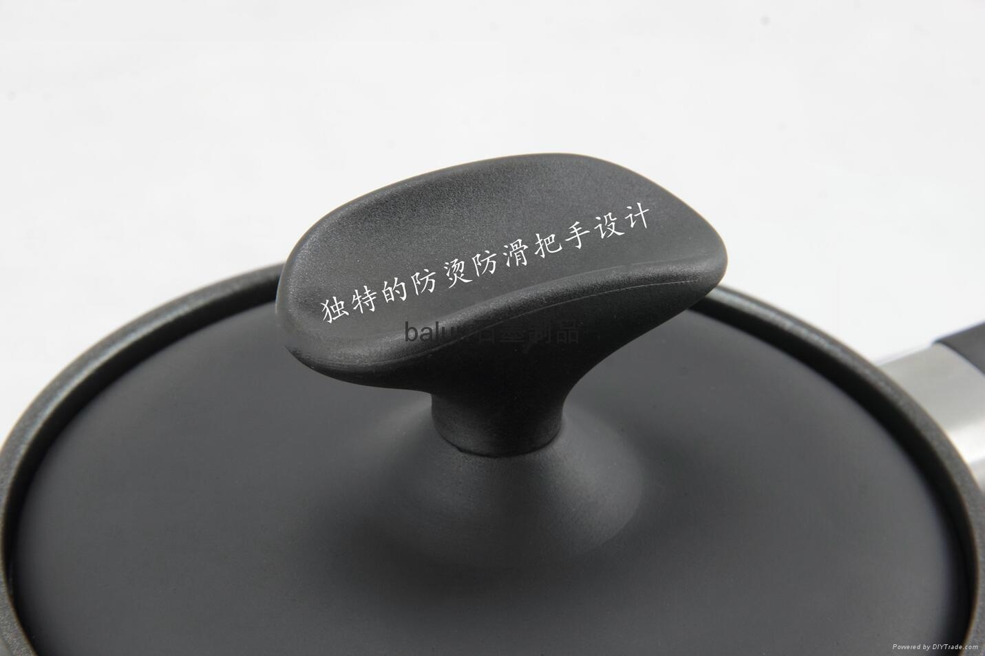 廠家直銷Balun不粘無油煙電磁爐通用不粘14CM石墨奶鍋 4