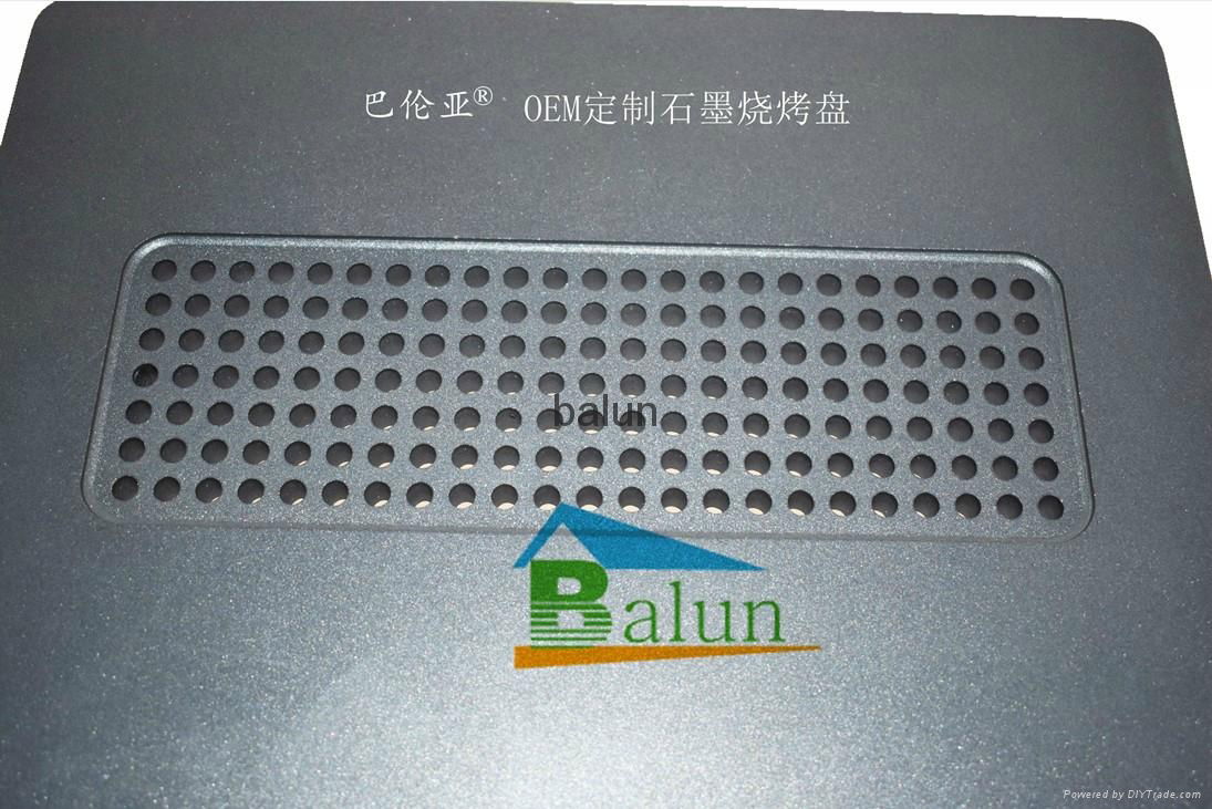 Foshan balun sub iron graphite pot barbecue dual-purpose Shi Mopan 5