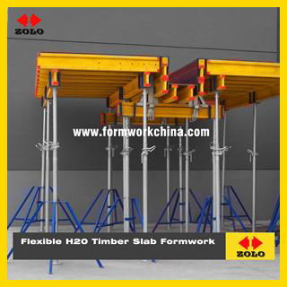 ZOLO Flexible H20 Timber Beam Girder Slab Formwork System