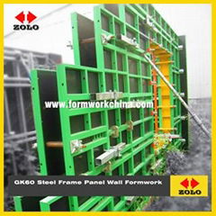 Zolo GK60 Steel Frame Panel Wall Formwork