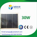 30w cheap and high efficiency solar panel