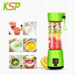 Ice crusher 420ml 4 blades portable rechargeable mini travel blender