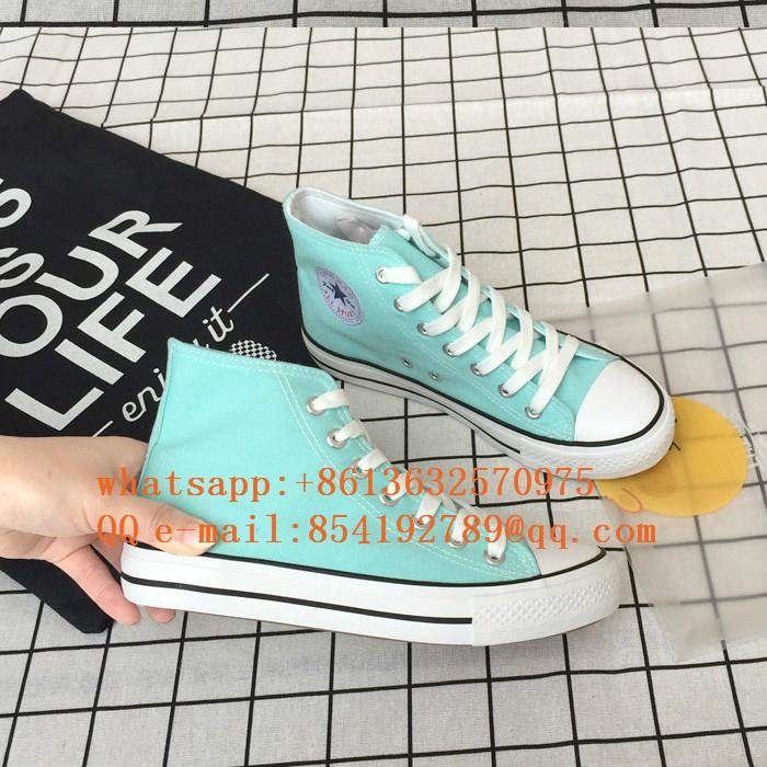 Colorful Fashion plimsolls Canvas Shoes sneaker   top high  3