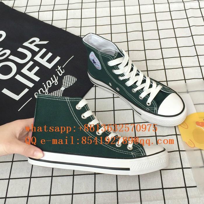 Colorful Fashion plimsolls Canvas Shoes sneaker   top high  4