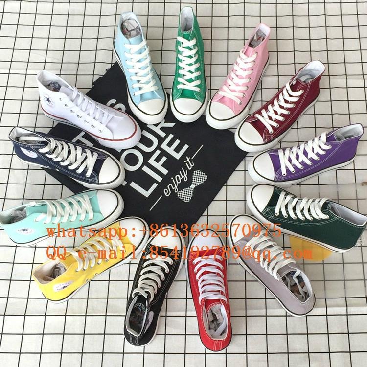 Colorful Fashion plimsolls Canvas Shoes sneaker   top high 