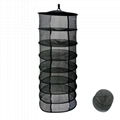 2-Feet 8-Layer Black Easy Dry Rack Net for plants Collapsible Mesh Hydroponic Dr