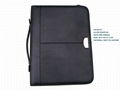 A4 2 ring binder zip portfolio with one handle item:CR-A6727 1