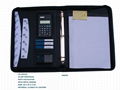 3 rings binder A4 business portfolio bag with calculator item：CR-A45167 2