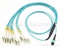 MTP/MPO - LC Harness breakout fanout cable