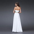 Flowing Sheath Column Sweetheart Neckline Strapless Floor-length High- 4