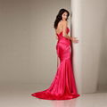 Fabulous Flattering Mermaid Sweetheart Strapless Chapel Train Satin Be 2