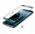 0.26mm 3D Curved Full Cover Tempered Glass Screen Protector For  Galaxy S7 Edge 4