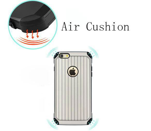 Suitcase TPU+PC 2 in 1 Hybrid Case Cover For Iphone 6 6s 7 6Plus 6s Plus 7Plus