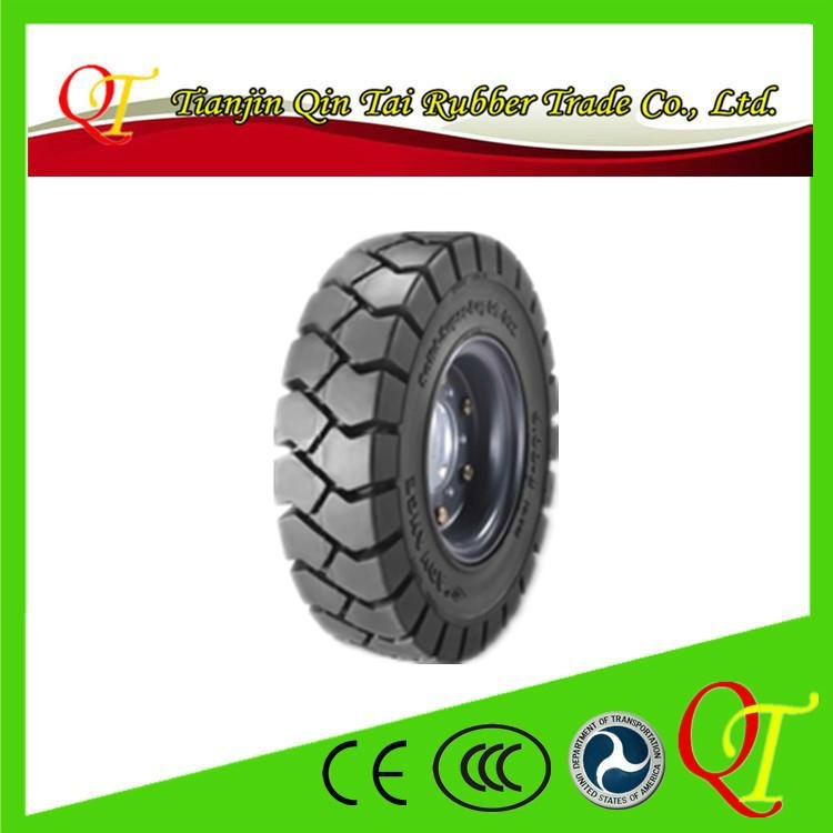 Anti wet and slippery and good wear resistance 7.00-9 solideal tires for forklif 2