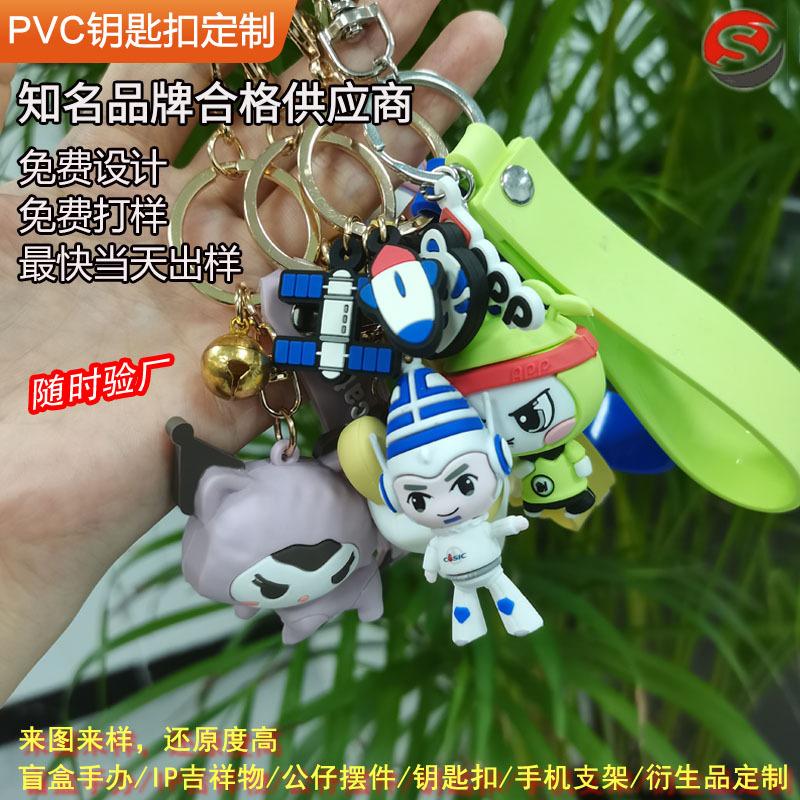 PVC鑰匙扣亞克力磁吸挂件PVC裝飾品 2