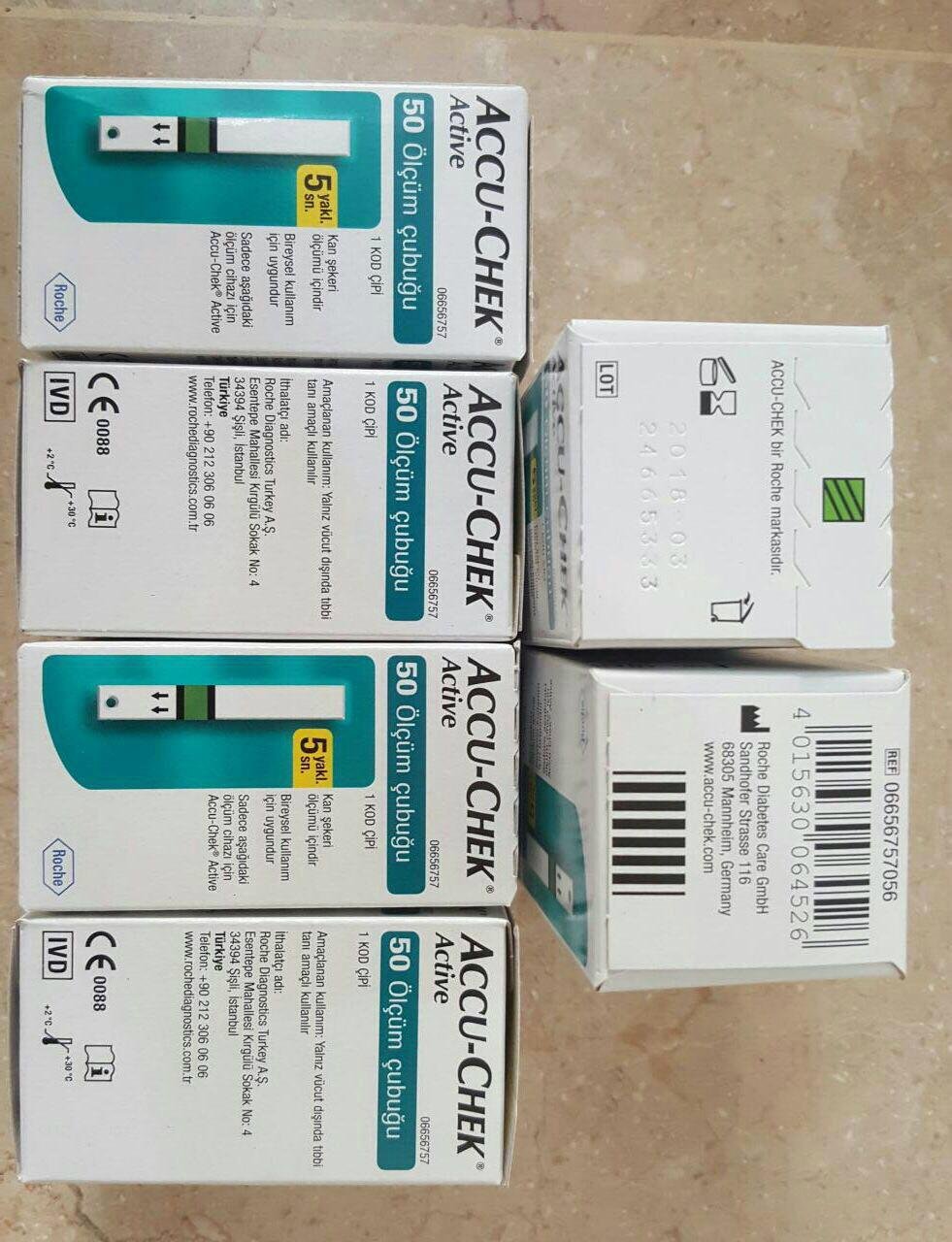 Accu Chek Active 50ct Glucose Test Strips 2