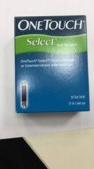 ONE TOUCH SELECT BLOOD GLUCOSE 50 TEST STRIPS