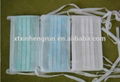 Disposable non woven face mask with tie on