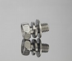 Decroment Plated Hex Head phillips Screws Bolts and Washer 
