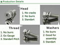 Torx Recess Hexagon Head Machine Screws and Washer 5