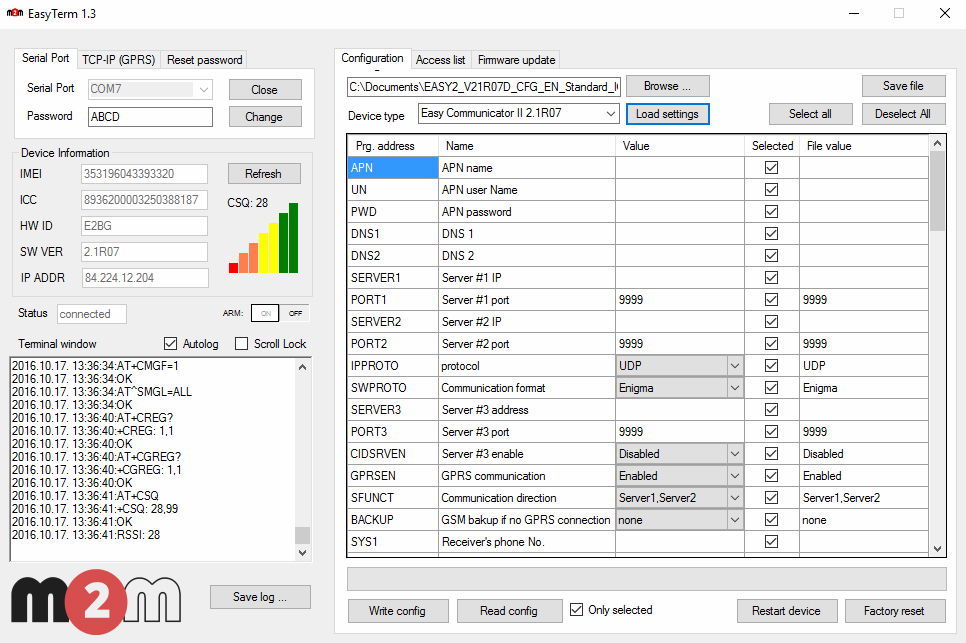 M2M Easy 2 Security Communicator 4