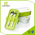 new products leakproof microwave safe lunch box with cutlery