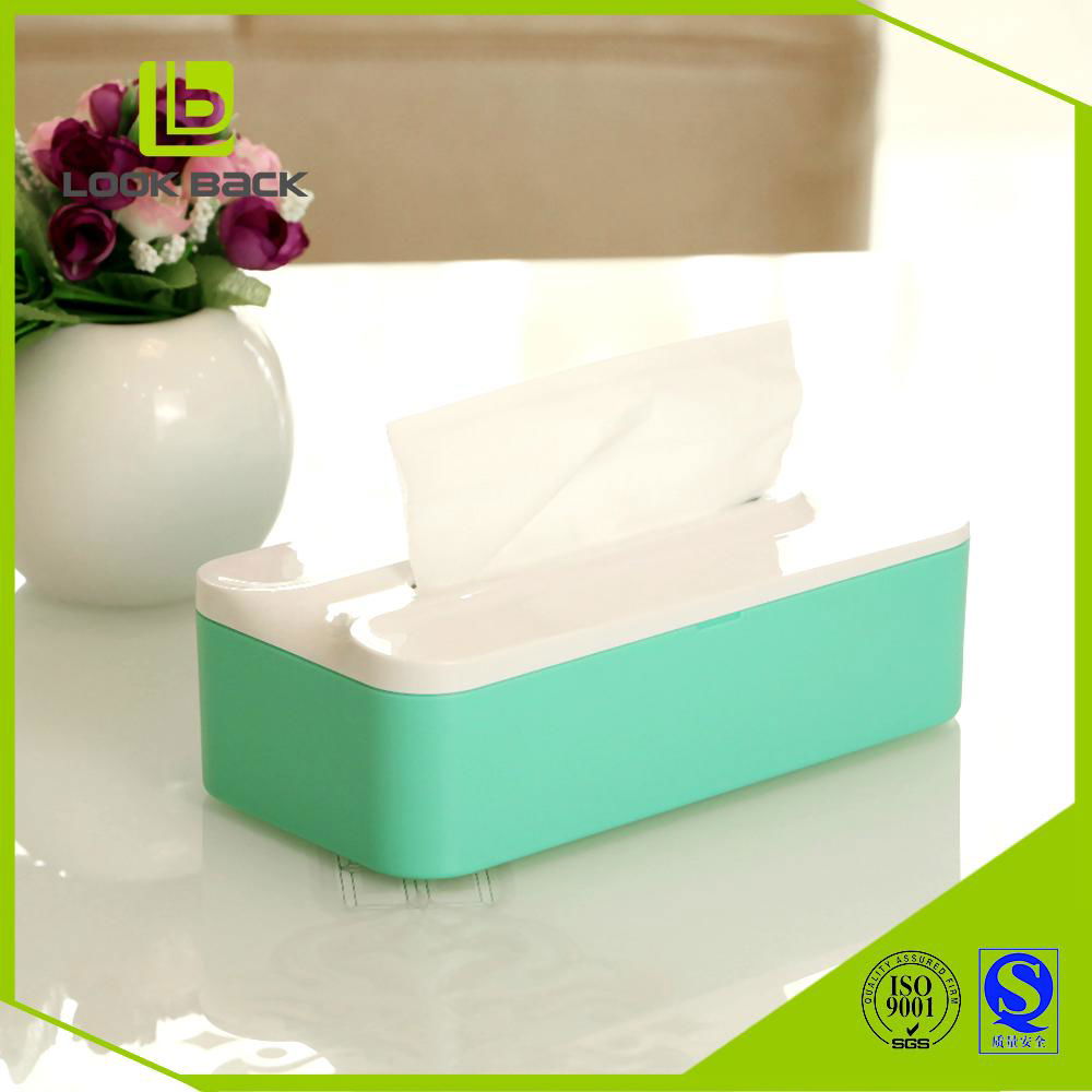 hot selling 2017 amazon plastic tissue box holder 2