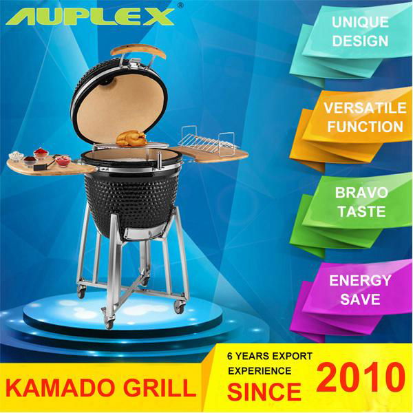 Auplex Popular 21 Inch Charcoal Kamado BBQ Grill 