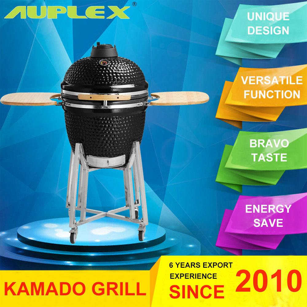 Auplex Popular 21 Inch Charcoal Kamado BBQ Grill  2