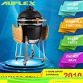 Auplex Popular 21 Inch Charcoal Kamado BBQ Grill  4