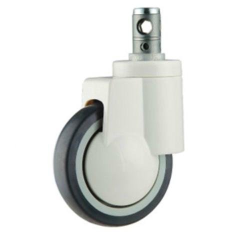 Plastic sigle Ball Bearing Medical Caster With Central control