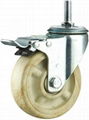 Medium Duty Double Ball Bearing high-Temp. Nylon Caster 4