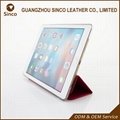Factory price leather waterproof flip tablet case for ipad 2 3 4 case 5