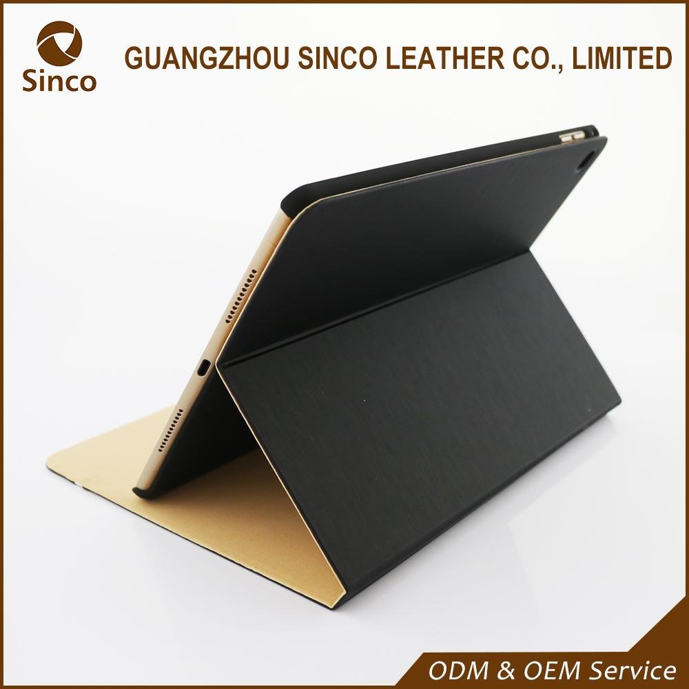 Whosesale pu leather stand cover case compatible flip case for ipad 1, 2 , 3 3