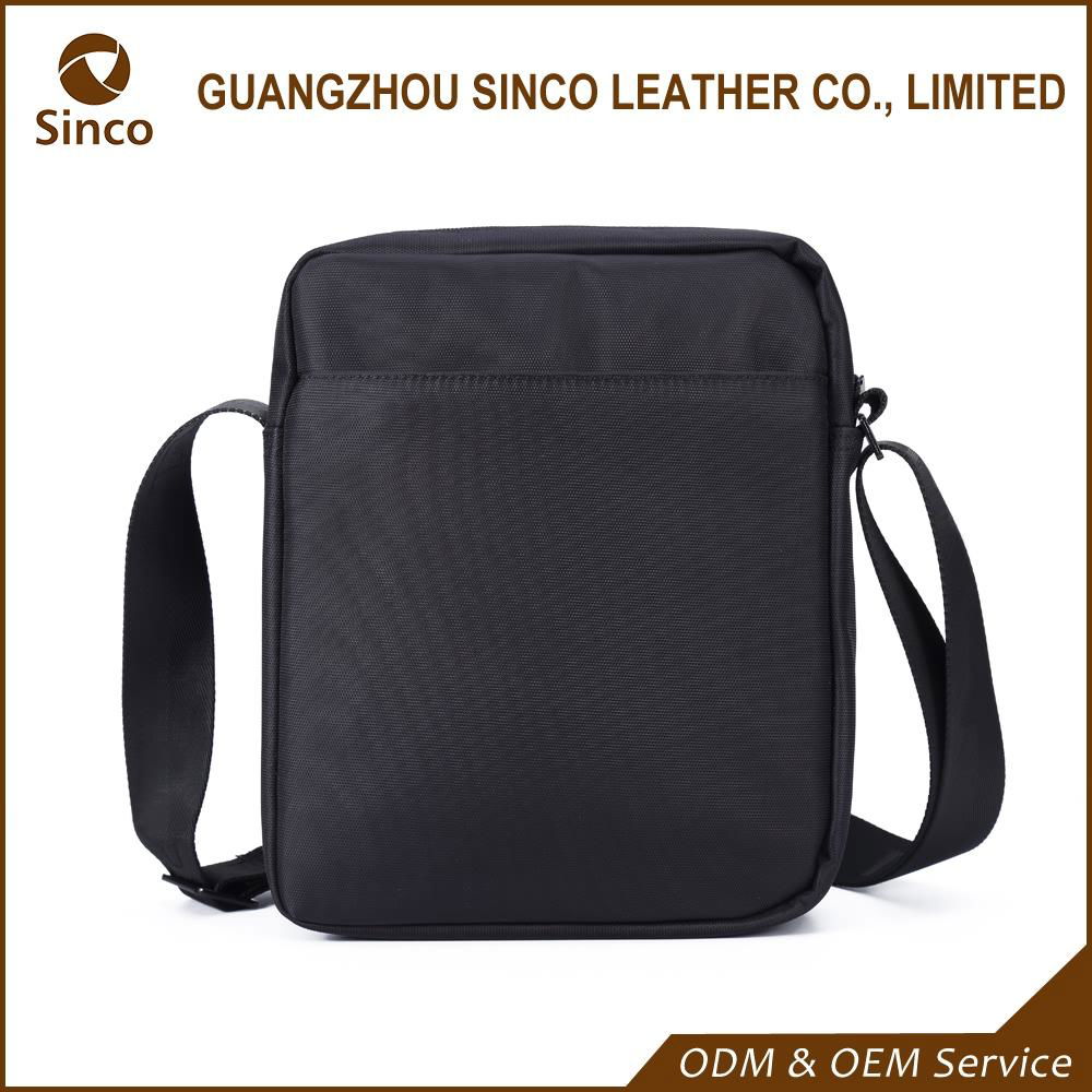 Durable nylon material shoulder laptop messenger bag with trolley strap for 10'' 2