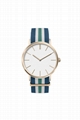 china factory simple wholesale nylon strap ladies watch men  5