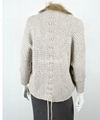 Ladies Latest Design Cable Knitted Winter Cardigan 3