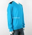 New Design Men Knitted 100% Cotton Sweater 3