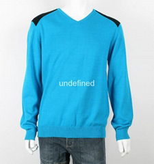 New Design Men Knitted 100% Cotton Sweater