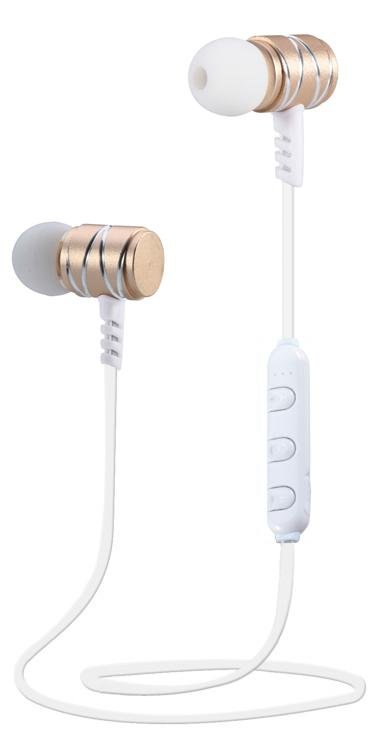 sport bluetooth earphone with magnet wearable design
