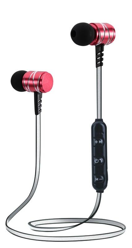 sport bluetooth earphone with magnet wearable design 4